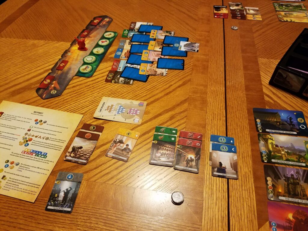 7 Wonders Duel strategy board game