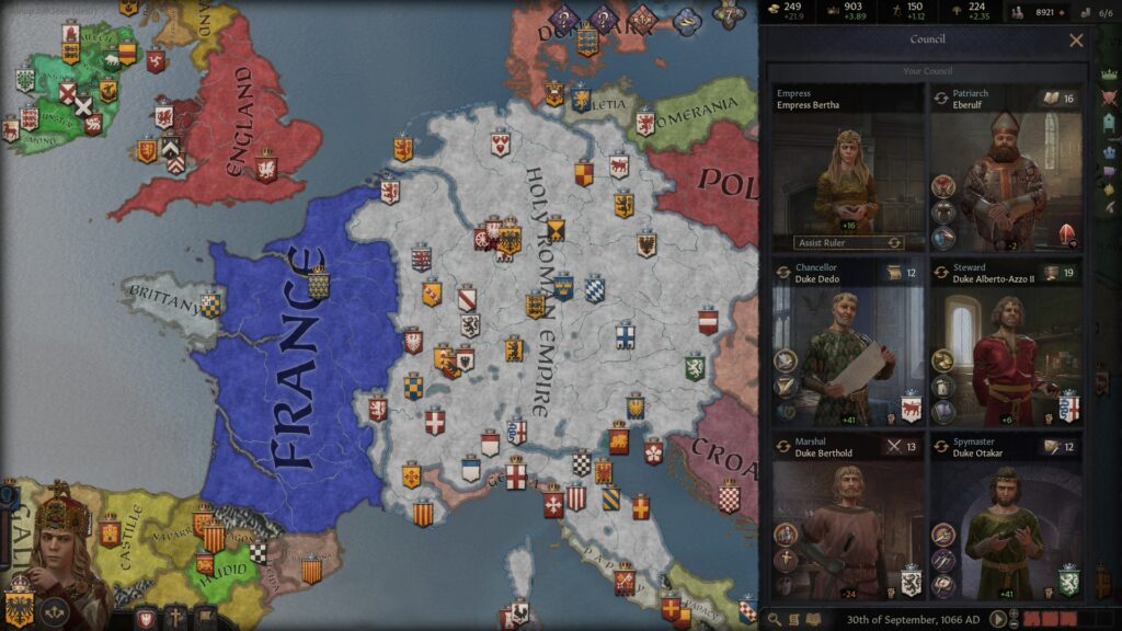 Crusader Kings III gameplay