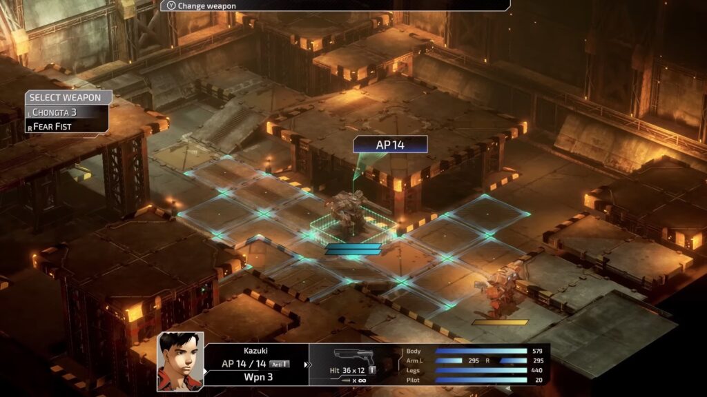 Front Mission 3 turn based strategy game
