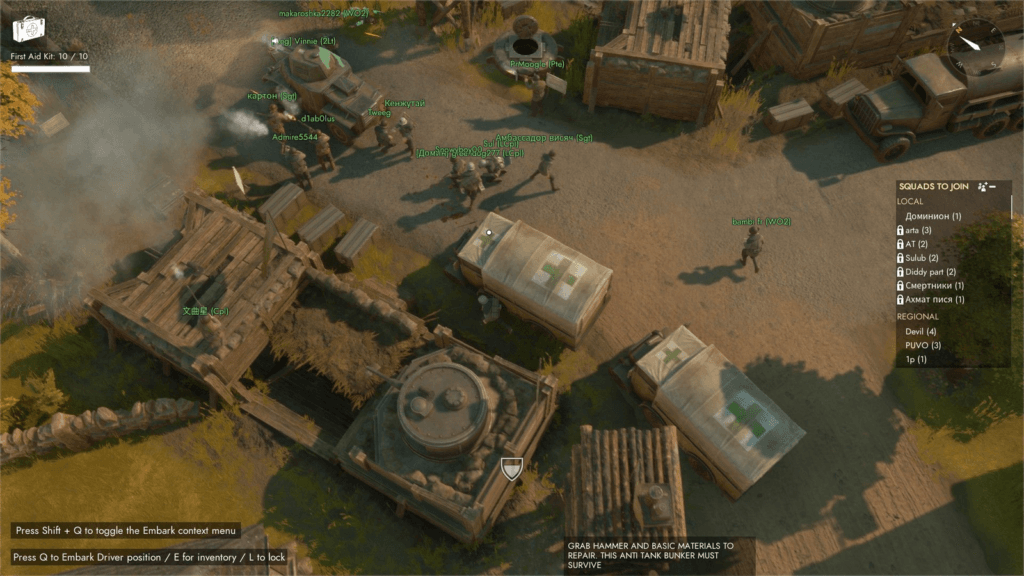 Foxhole gameplay