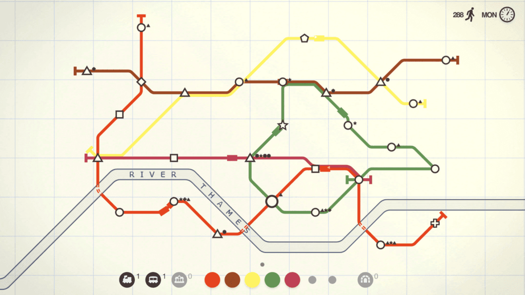 mini metro gameplay