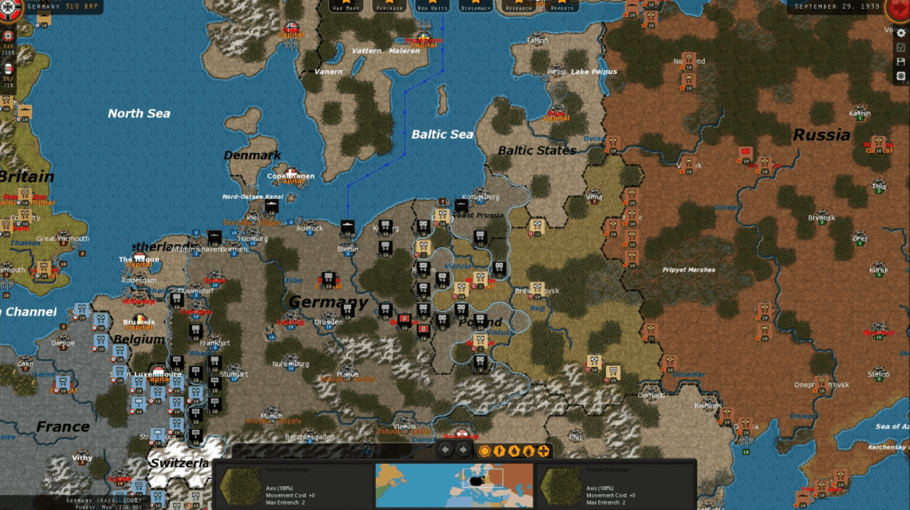 Strategic Command WWII World at War gameplay