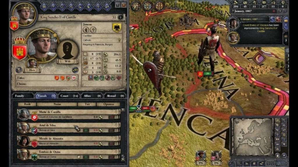 Crusader Kings gameplay
