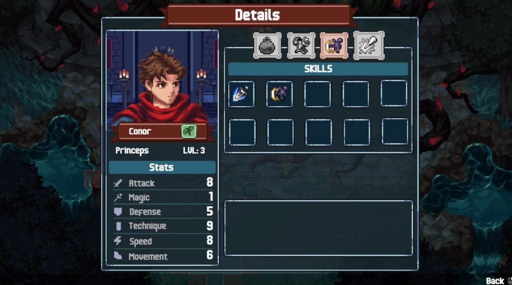 Soverain An Eternal Legend character artwork showing unit classes and pixel art design