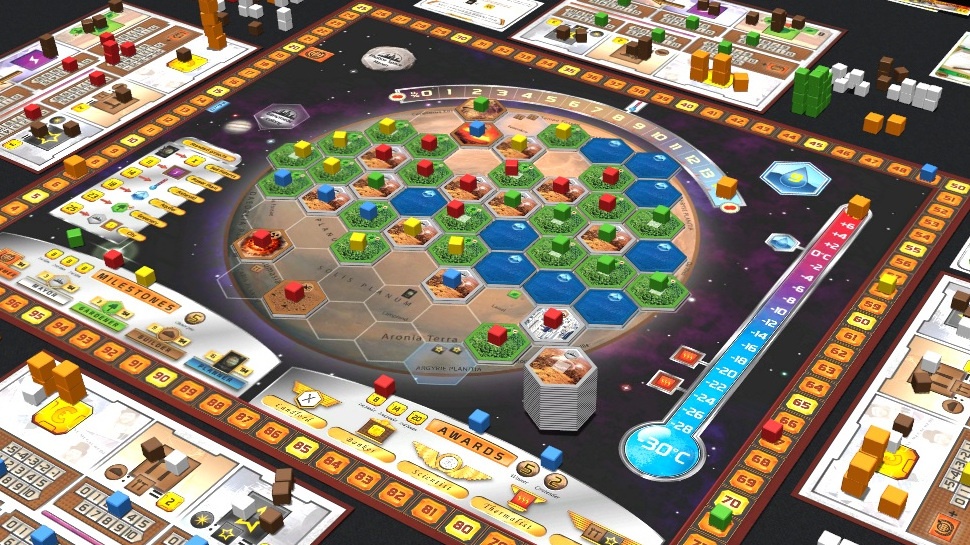Terraforming Mars strategy board game