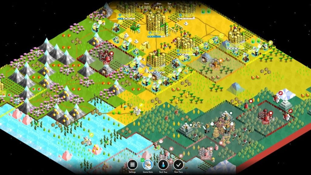 The Battle of Polytopia gameplay - top mobile strategy games for ios