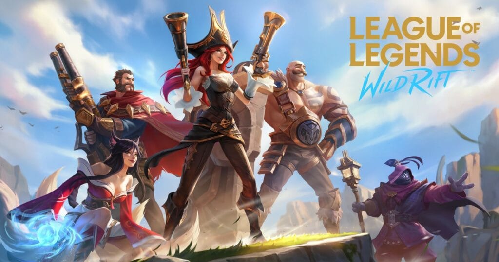 League of Legends: Wild Rift gameplay on a phone