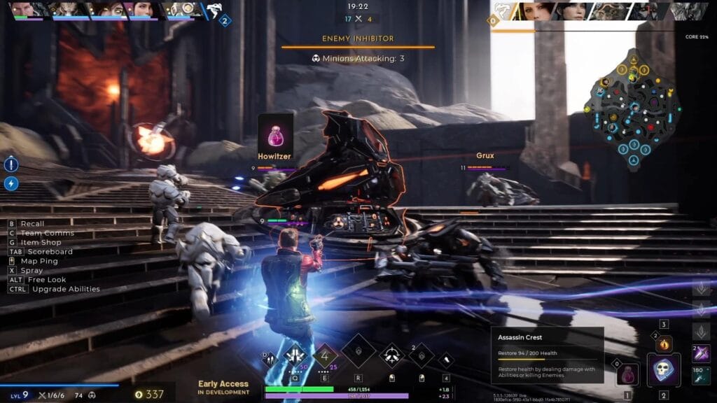 Predecessor third-person MOBA gameplay on PC