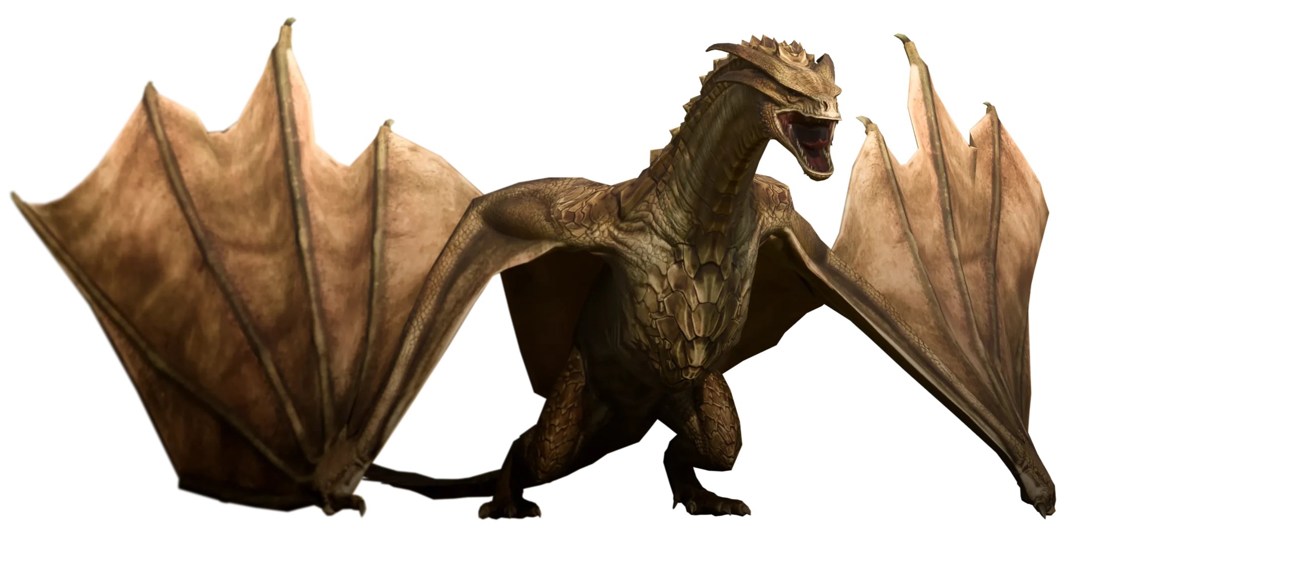 Syrax dragon character art from Game of Thrones: Dragonfire