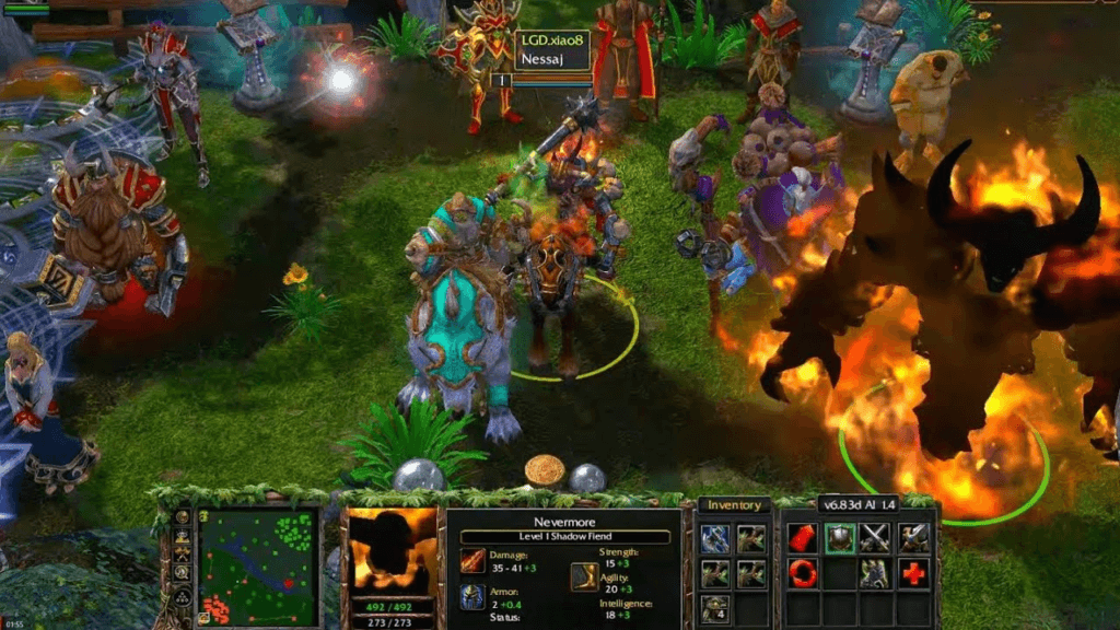 DotA Allstars gameplay