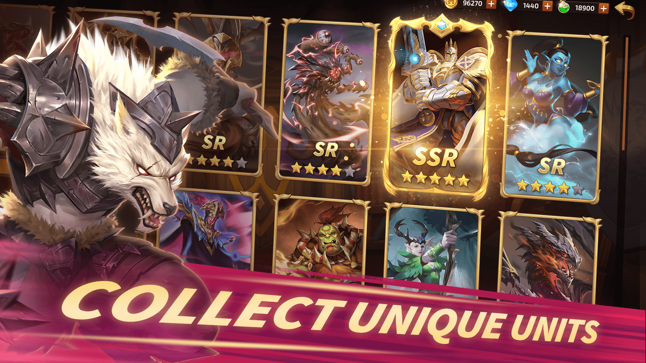 Might and Magic Era of Chaos formation battle with collected heroes and mythical creatures