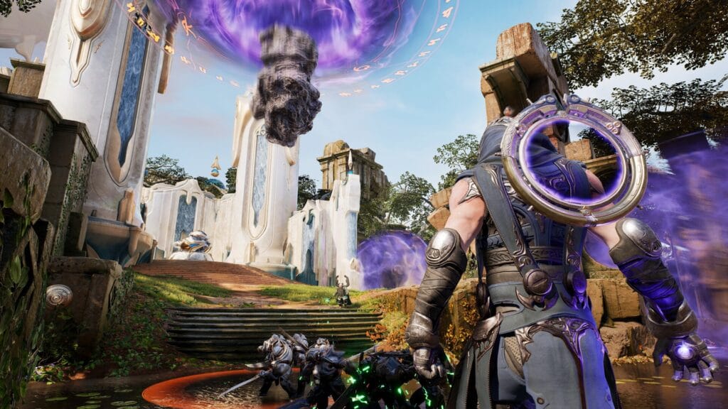 Predecessor third-person MOBA gameplay