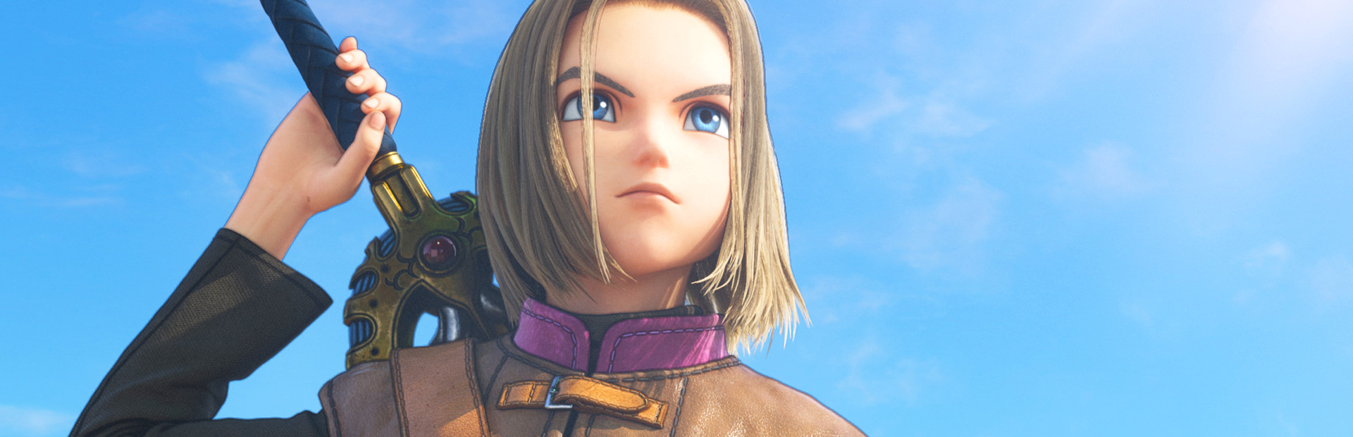 Dragon Quest XI S Echoes of an Elusive Age Definitive Edition key art from the turn-based fantasy RPG