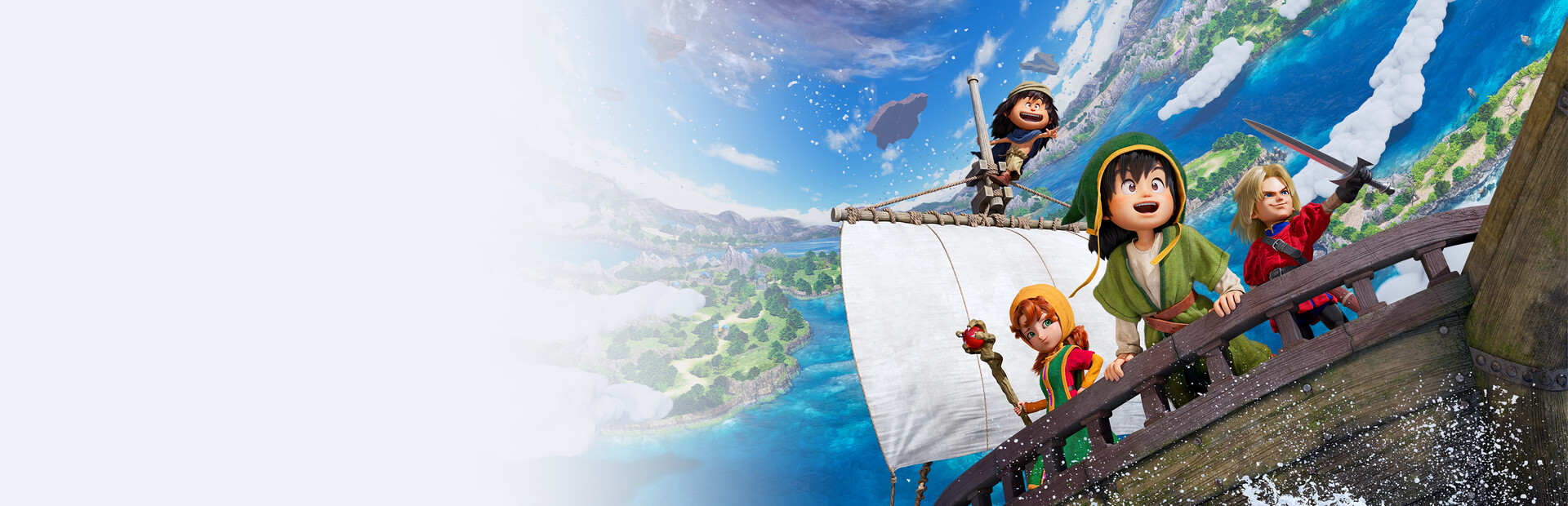 Dragon Quest VII Reimagined key art from the 2026 remake of the classic turn-based RPG