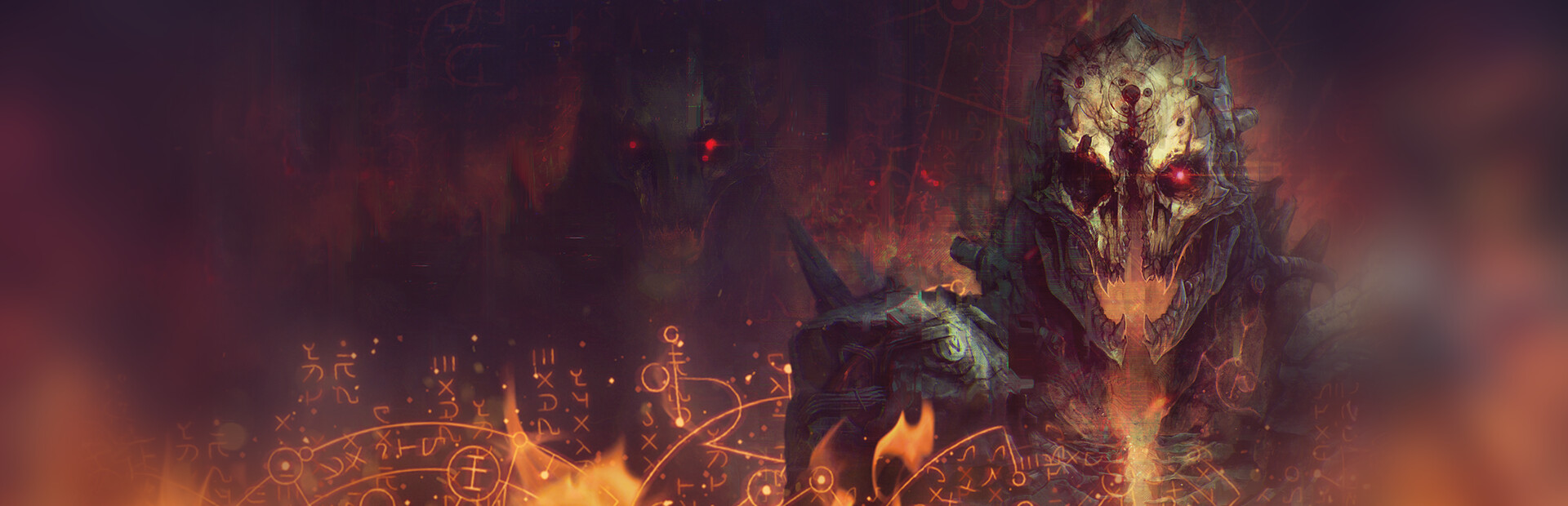 Jupiter Hell key art from the roguelike turn based shooter by ChaosForge