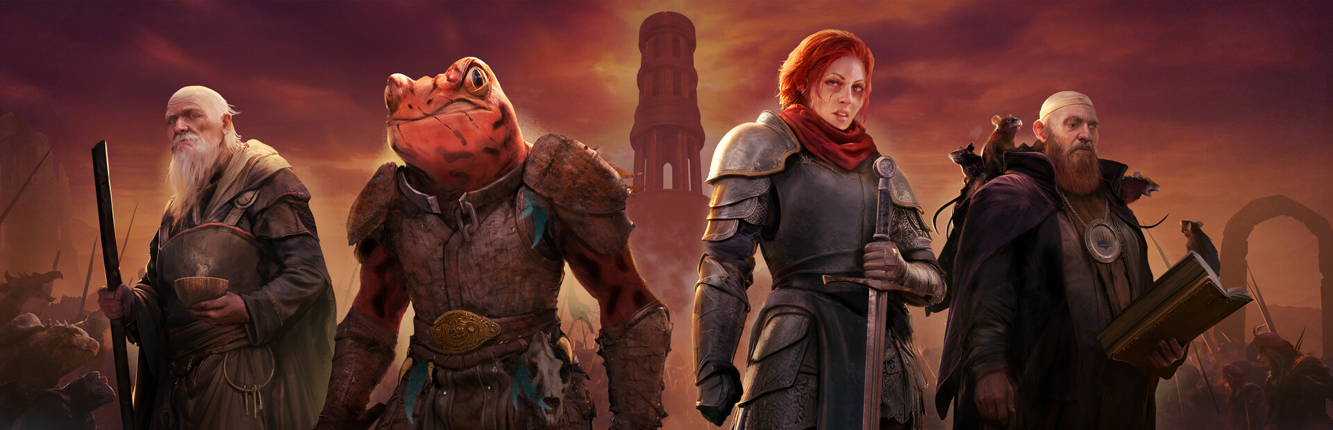 Songs of Conquest pixel art fantasy strategy key art