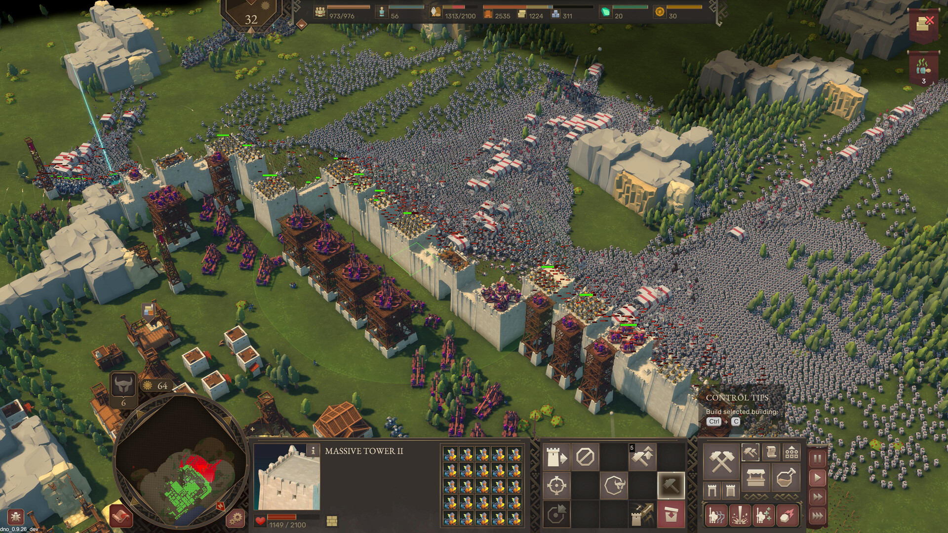 Diplomacy is Not an Option medieval town under siege by a massive enemy army