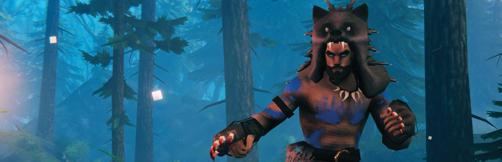 Valheim official key art showing a Viking warrior against a Norse landscape