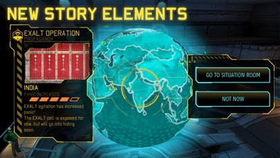 XCOM: Enemy Within mobile gameplay showing a squad in cover during a turn-based tactics mission